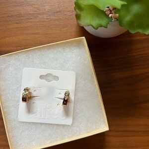 Gold Huggie Earrings